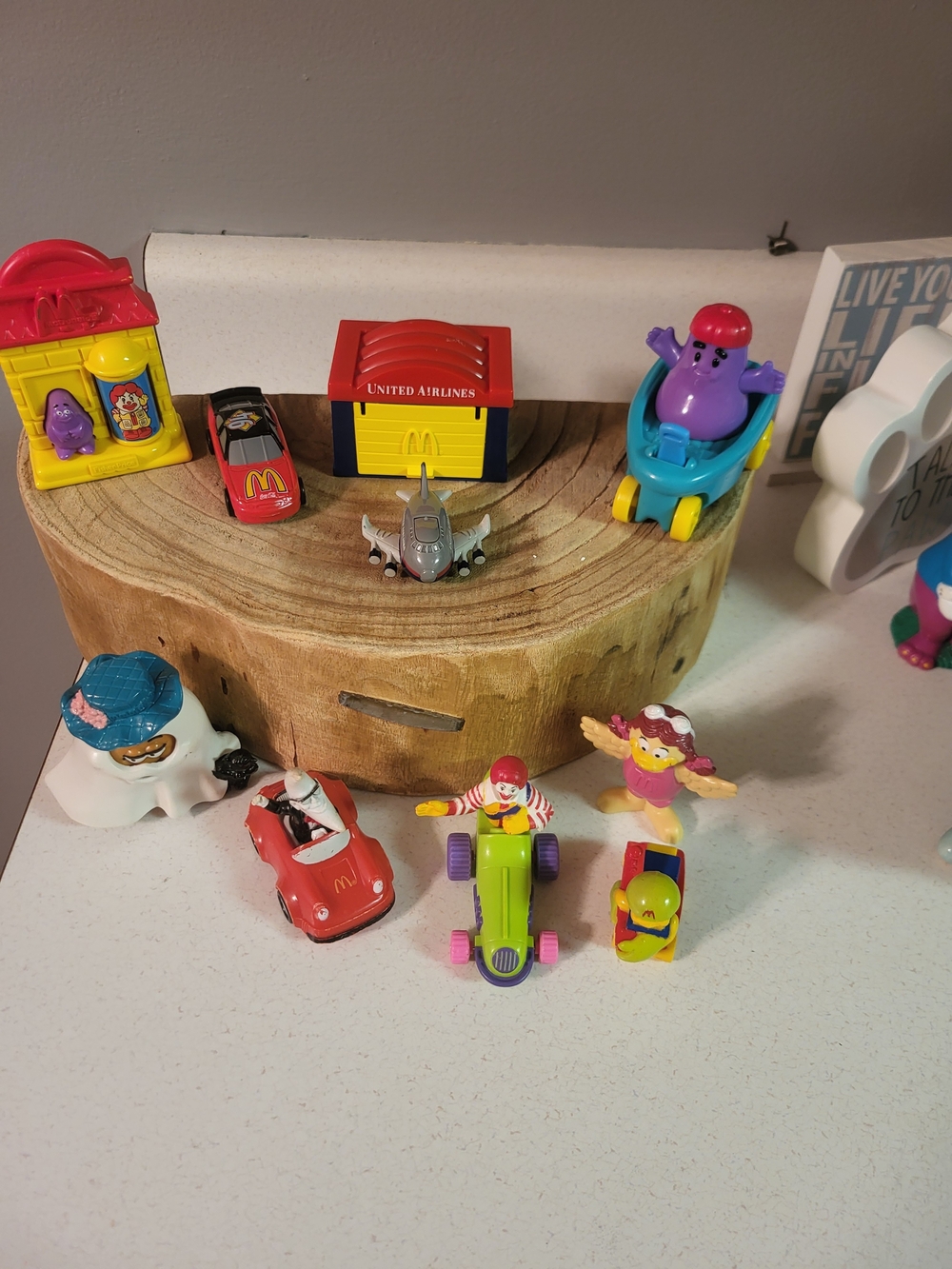Vintage McDonalds Happy Meal Toys 1980-90s Fast Food Toys Mixed Lot